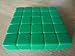 25 Blank Green Dice 16MM