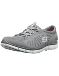 Shoes: Skechers Womens TGIF Fashion Sneaker,Grey,8 M US - Skechers