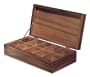 Ironwood Gourmet Acacia Wood Rectangle Tea Chest