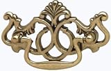 Hafele Traditional Zinc Pull (125.05.500) 76mm, Burnished Brass