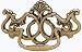 Hafele Traditional Zinc Pull (125.05.500) 76mm, Burnished Brass