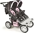 Runabout Twin Tri Mode Double Jogging Stroller - Bubblegum Pink
