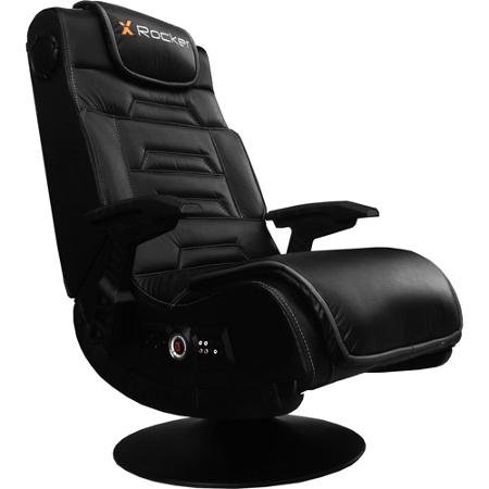 X Video Rocker Pro Series Pedestal 2.1 Wireless Audio Gaming Chair, Black, 51396