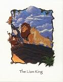 Lion King by (C) Disney Disney. Art Print Poster FRAME IT.. 16 inches width by 20 inches height. Highest Quality Art Poster Print