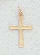 14 Kt Gold Religious Medals - Cross - Latin - In a Premium Black Box