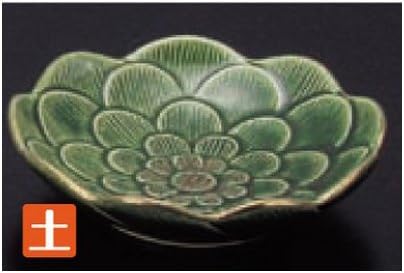 sushi plate kbu334-11-102 [4.14 x 0.99 inch] Japanese tabletop kitchen dish Oribe small dish gold Ayaka form small dish [10.5x2.5cm] farm product Japanese restaurant inn restaurant business kbu334-11-102