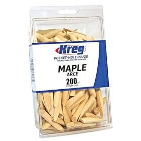 Kreg Maple Plugs - 200 count: Home Improvement