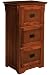 Craftsman File Cabinet Three-drawer Dark Oak