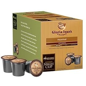 Gloria Jean’s K-Cup Single-Serving Coffee 108-ct.- Hazelnut