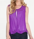 41Sq0DdsExL. SL160  G by GUESS Cosmos Slit Front Top