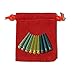 WE Games Premium Easy Grip Metal Cribbage Pegs with Tapered Design - Set of 9, Sleek and Stylish for Cribbage Boards, (3 Gold, 3 Silver, 3 Black) Fits 1/8 Inch Diameter Holes