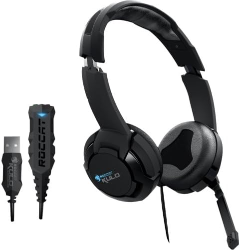 Roccat Studios - Roccat Kulo - Virtual 7.1 Usb Gaming Headset - Stereo - Mini-Phone - Wired - 50 Ohm - 20 Hz - 20 Khz - Over-The-Head - Binaural - Ear-Cup - 8.20 Ft Cable - Noise Filtering Microphone "Product Category: Audio Electronics/Headsets/Earsets"