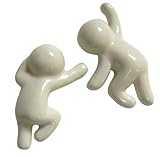 ☆humania/ヒューマニア☆クライミングマグネット2個セット（陶器製）