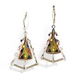 Beads and Scrolls Abstract Earrings from the Artazia Collection #350 GE OE