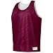 High Five Youth Mini-Mesh Reversible Maroon-White Basketball Jersey
