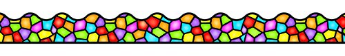 Trend Stained Glass Terrific Trimmers, Bulletin Board Borders, 39 Feet
