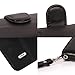 LG G3 Vigor case, LG G3 Mini case, E LV LG G3 Mini case cover - Deluxe Classic PU Leather Flip Wallet Case Cover for LG G3 Mini D725 with 1 Black Stylus - Black