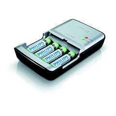 Philips SCB 5360 CB / 12 Schnell-Ladeger�t (inkl. 4 AA-Akkus 2100mAh, 2 AAA-Akkus 900 mAh, Auto-Adapterkabel)
