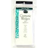 Purecell Professional Cosmetic Wedges with Vitamin-E (Pack 32)