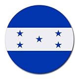 Honduras Flag Round Mouse Pad
