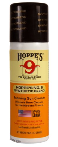 Hoppe s No. 9 Synthetic Blend Foaming Aerosol Gun Bore Cleaner, 2-Ounce