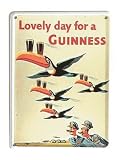Guinness Metal Sign - Flying Toucan - 8" x 12" (Size 7)