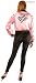 Pink Ladies Satin Jacket Plus Adult (Triple Extra Larg