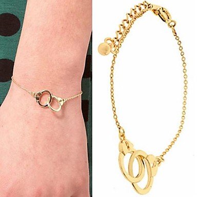 Fashion Alloy Handcuffs Pattern Bracelet