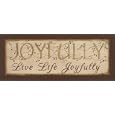 Joyfully by Kim Klassen poster print,20 in. x 8 in.