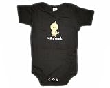 Chick Magnet - Silly Baby Bodysuit, Black