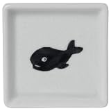 HomArt Oceania Porcelain Tray, Whale