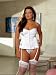 Plus Size Bridal Corset with Cut Out Heart