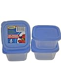 24 Packs of 4 Square Containers 7oz