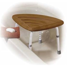 Teak Corner Shower Seat