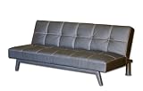 Simmons Milton Euro Convertible Sofa - Black