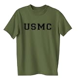 USMC Athletic Marines S/S T-Shirt in Military Green