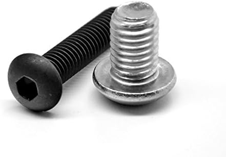#10-32x1 3/4 Socket Button Head Cap Screw UNF Alloy Steel / Black, Pack of 25