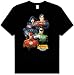 Search : Justice League GROUP PORTRAIT Adult Black T-shirt Tee Shirt