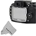 LCD Hard Cover Screen Protector for NIKON D40 / D40X DSLR Cameras + MagicFiber Microfiber Lens Cleaning Cloth