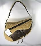 Dior Handbags (Shearling Fur) and Leather Single Saddle Bag CFA44001 JUST REDUCED!