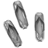 Beadaholique 10-Piece Stainless Steel Ball Chain Connector Clasps