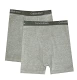 Calvin Klein Boys - Gray 2 Pack boxer briefs for boys