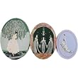 Erte Artful Set of Nested Gift Boxes: Oval