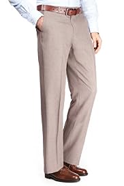 Crease Resistant Flat Front Trousers