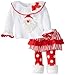 Santa Fur Girl's Pant Set 4t