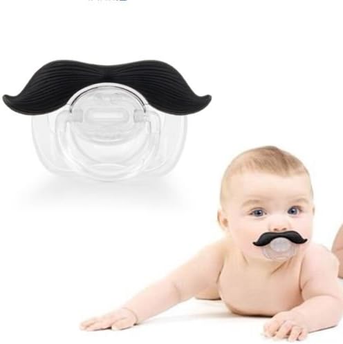Joyful Baby Funny Mustache Pacifier For Baby Boys BPA FREE