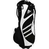 Adidas Ascend Golf Stand Bag (Black / White - Double Strap)