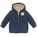 sherpa-lined fleece hoodie