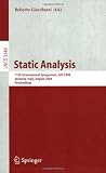 Static Analysis: 11th International Symposium, SAS 2004, Verona, Italy, August 26-28, 2004, Proceedings (Lecture Notes in Computer Science)