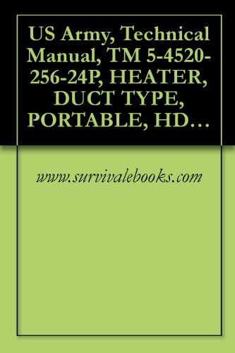US Army, Technical Manual, TM 5-4520-256-24P, HEATER, DUCT TYPE, PORTABLE, HDU-36/E. BTU, MODEL H82, (NSN 4520-01-254-8548), AND MODEL M83, (4520-01-33)